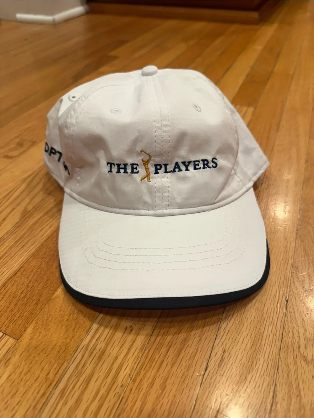 Optum The Players White Golf Cap with Navy Trim